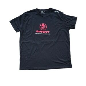 Spartan Race Sprint Finisher T-Shirt Mens 2XL Black Craft Graphic Gym Gorpcore